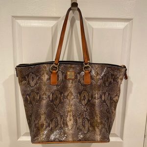 “Snake skin” Dooney & Bourke tote